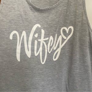 Wifey tank top